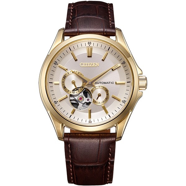 JDM WATCH ★ Citizen Watch Men's CITIZEN COLLECTION Mechanical Open Heart NP1013-02P《L》
