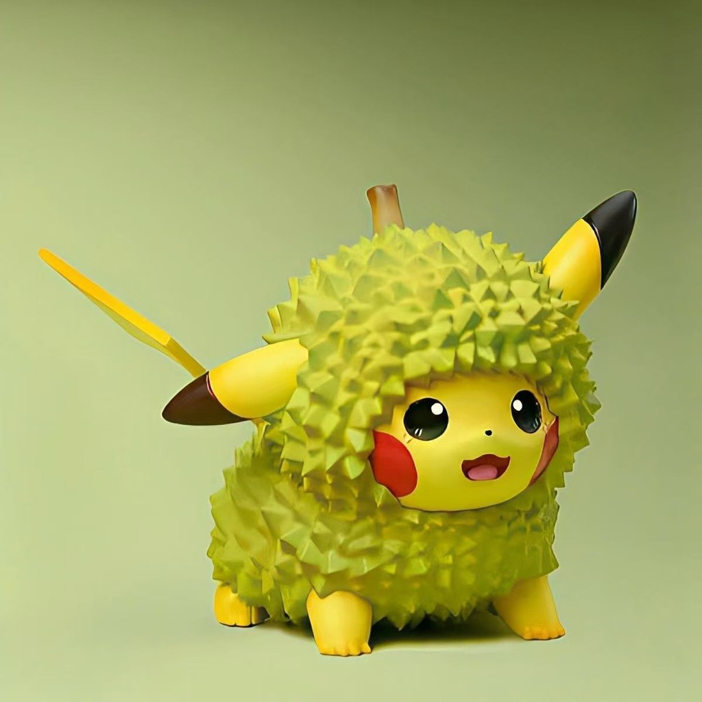 Premium Super Cute Pokémon Durian Pikachu Trendy Toy Figure Accessories Glowing Version