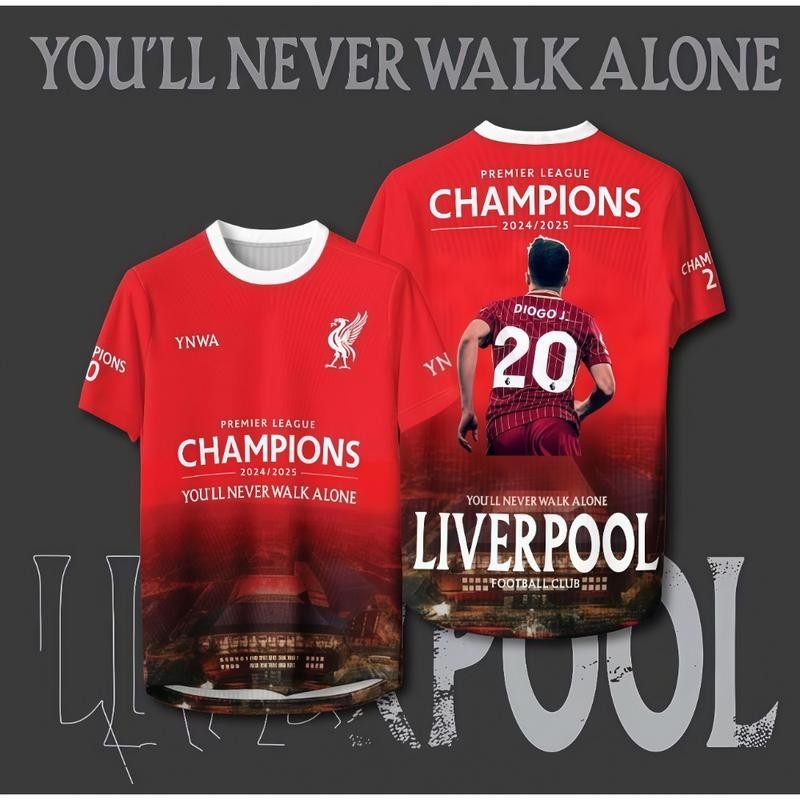 Liverpool classic retro jersey รุ่นพัดลม ของ Diogo Jota เบอร์ 20