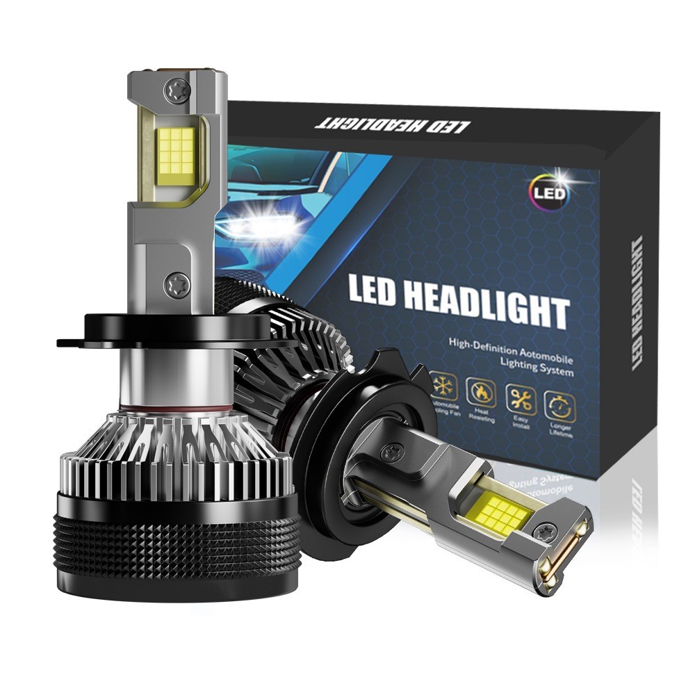 X Xingshengyuan X30 สามท่อทองแดงพลังงานสูง 240Wled ไฟหน้าดัดแปลง H7H11H4 หลอดไฟไฟหน้ารถ led