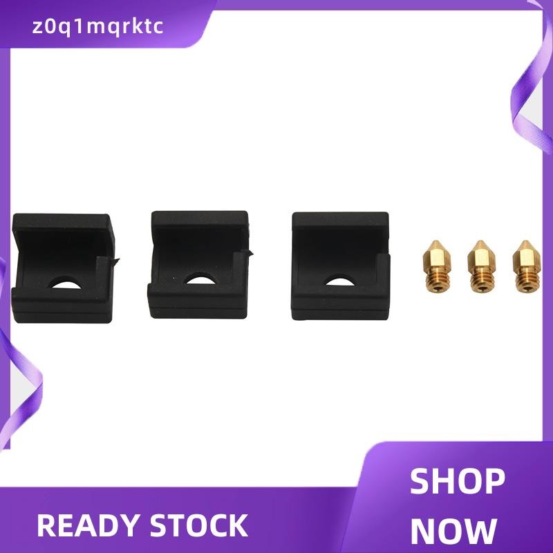 z0q1mqrktc 3D เครื่องพิมพ์เครื่องทําความร้อนบล็อกซิลิโคนฝาครอบ Mk7/Mk8/Mk9 Hotend สําหรับ 3, 3 Pro, 
