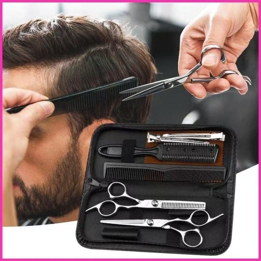 [จัดส่งตลอด 24 ชั่วโมง] 9 PCS+10PCS/Set กรรไกรตัดผม กรรไกรตัดผมอุปกรณ์ทำผมกรรไกรตัดผมชาย/หญิง ชุดตัดผม - รูปที่ 4