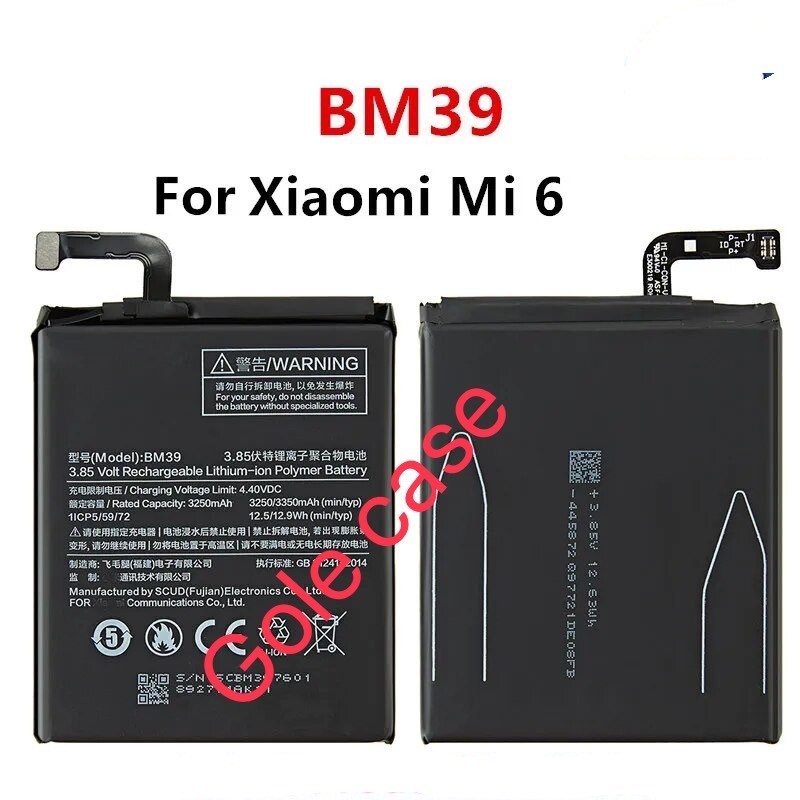 แบตเตอรี่ Mi 6 BM39 3350mAh รับประกัน 3 เดือน ร้าน TT.TT shop