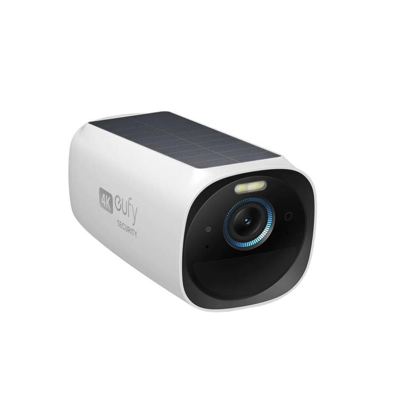 Eufy Security eufyCam 3 Add-on Camera, Wireless Outdoor 4K, Forever Power พร้อมแผงโซลาร์เซลล์, Face 