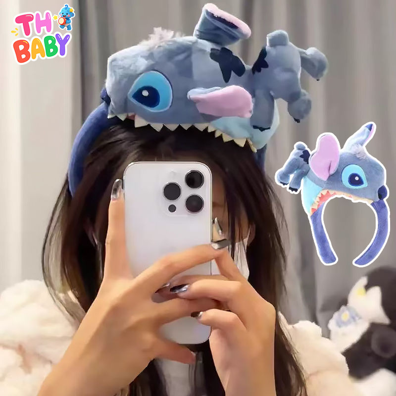 TH BABY ผ้าคาดผม การ์ตูน น่ารัก สัตว์ขนปุย ตุ๊กตาล้างหน้า ที่คาดผม เครื่องประดับผม สติ๊ก ผ้าคาดศีรษะ ตลก สําหรับล้างหน้า