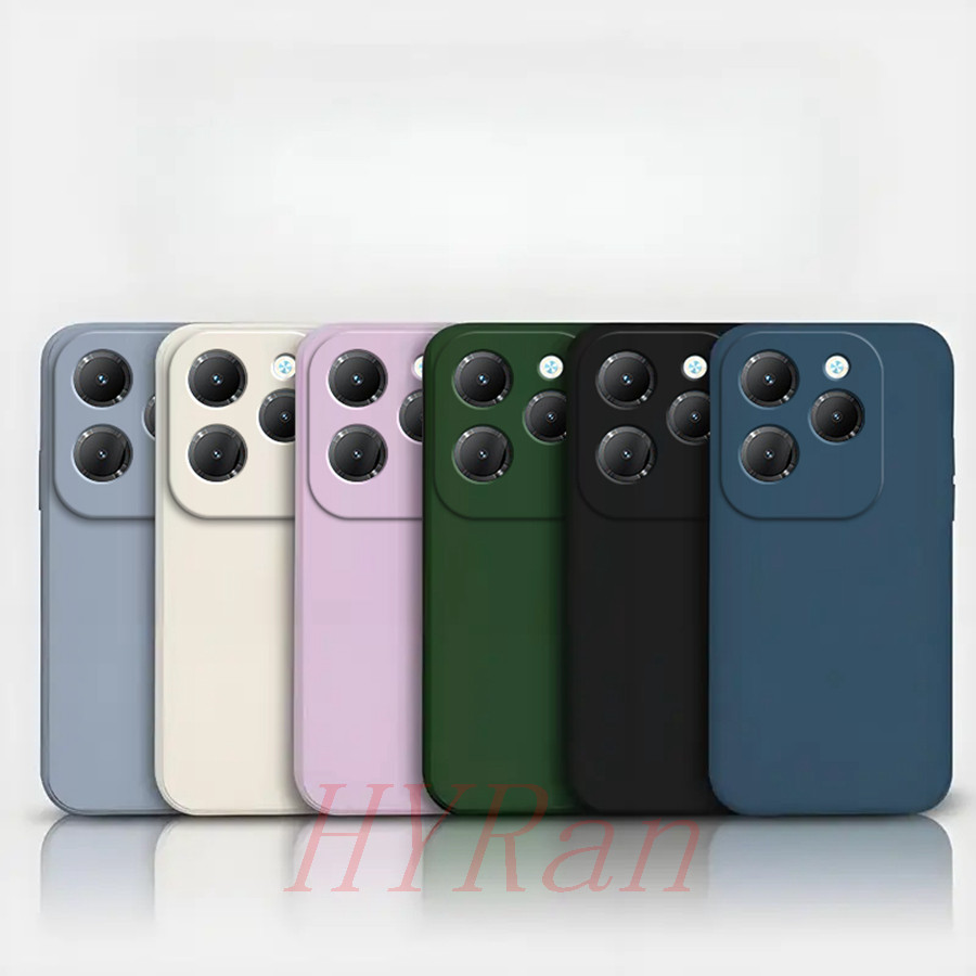 Tecno Spark 20 Pro 4G เคสโทรศัพท์ซิลิโคนสีทึบ YT