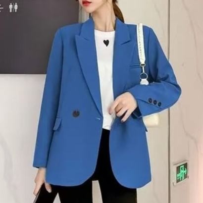 Small suit coat for women 2025 spring and autumn new casual Korean student coat design temperament s