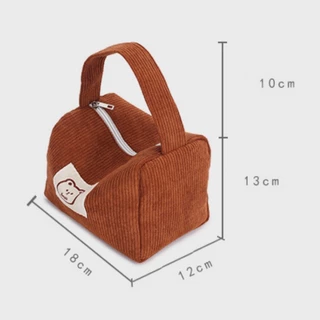 6สี กระเป๋าถือ Cosmetic bag น่ารัก สไตล์เกาหลี สำหรับผู้หญิง กระเป๋าเครื่องสำอาง G3530