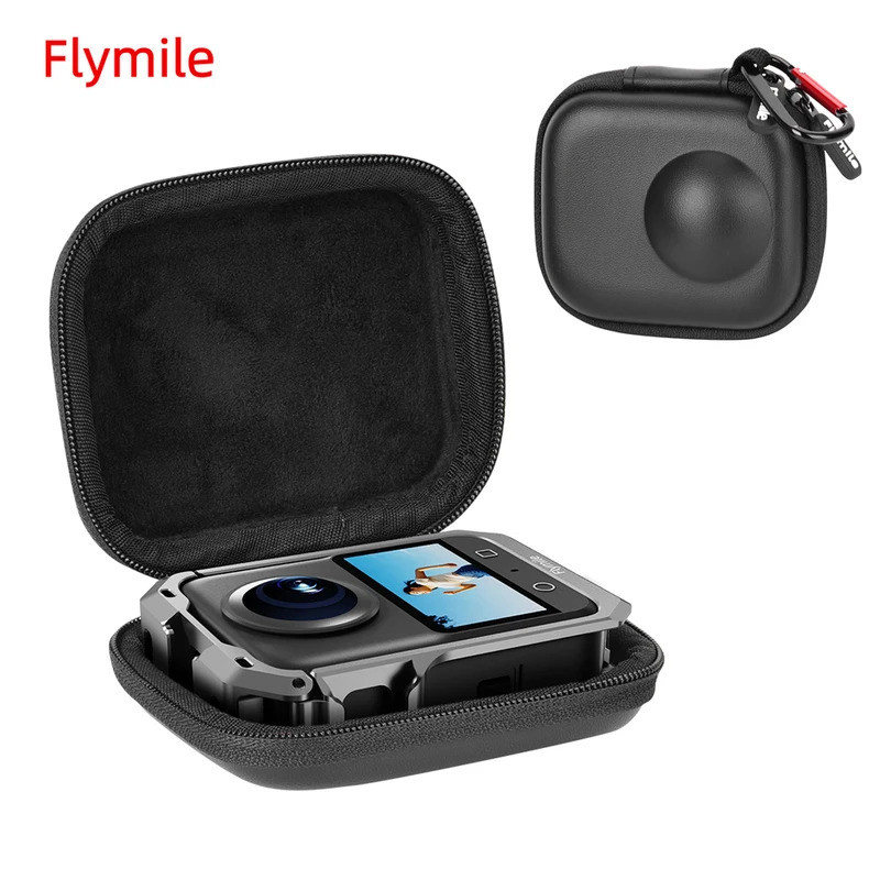 Flymile สําหรับ DJI Osmo 360 กรงกระต่ายกระเป๋าเก็บกล่องพกพาขนาดเล็กกล้องกีฬาอุปกรณ์เสริมกระเป๋า