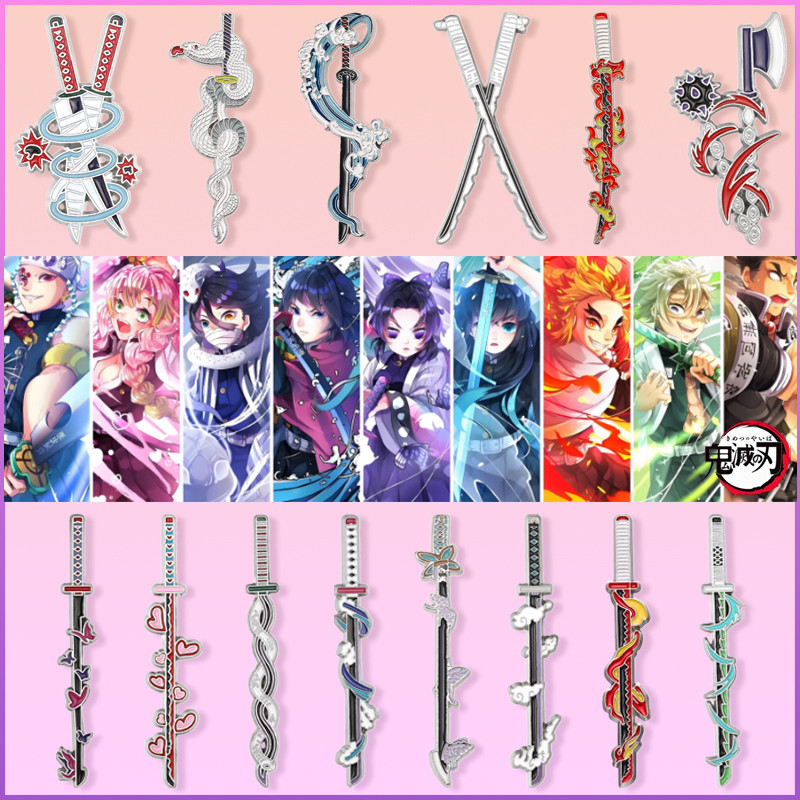 Demon Slayer Anime โลหะ Pin เคลือบ สำหรับกระเป๋าและเสื้อผ้า ของขวัญสร้างสรรค์สำหรับแฟนๆ