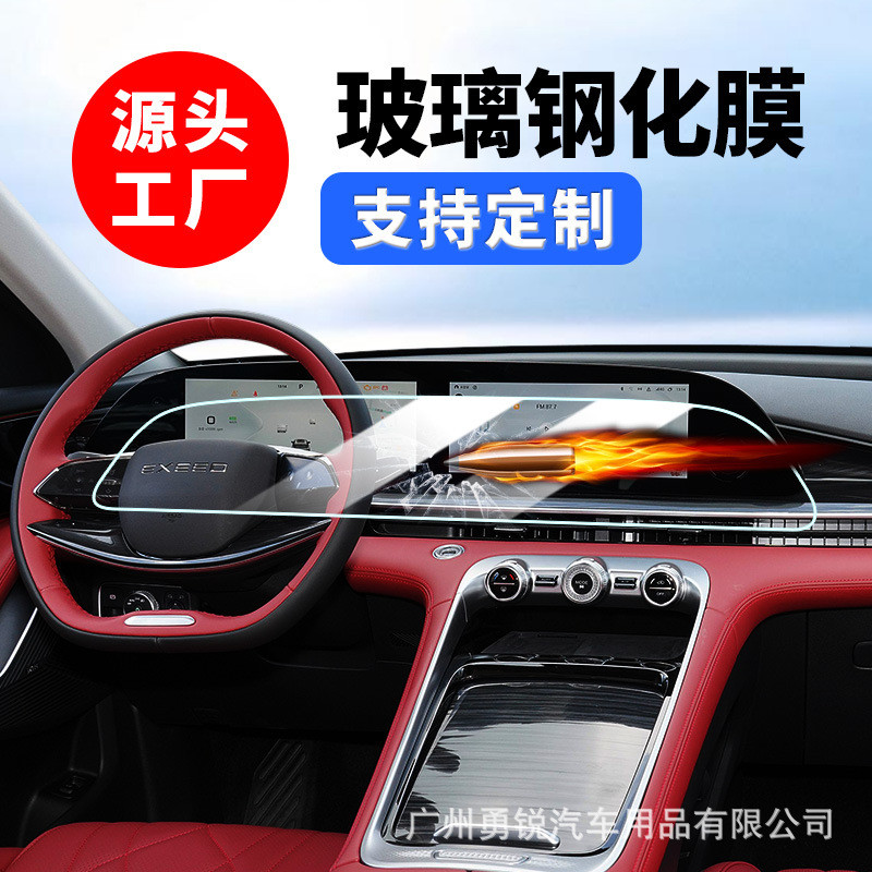 เหมาะสําหรับ 24 Xingtu Yaoguang RX รุ่นต่างประเทศ Central Control นําทางเครื่องมือหน้าจอฟิล์มนิรภัยด