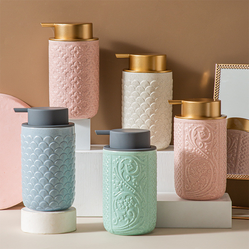 ขวดสบู่เหลว ทรงกระบอก ทรงสี่เหลี่ยมMH_266 ขวดโลชั่น Lotion Pump Bottles Luxury ขนาด 350 ML