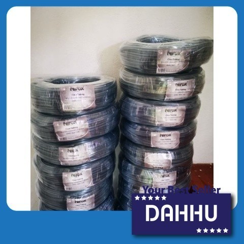 ท่อใสปั๊มลมตู้ปลา,o2 oxigen หลอดพีวีซี NIROX 6mmx4.4.x0.8mm