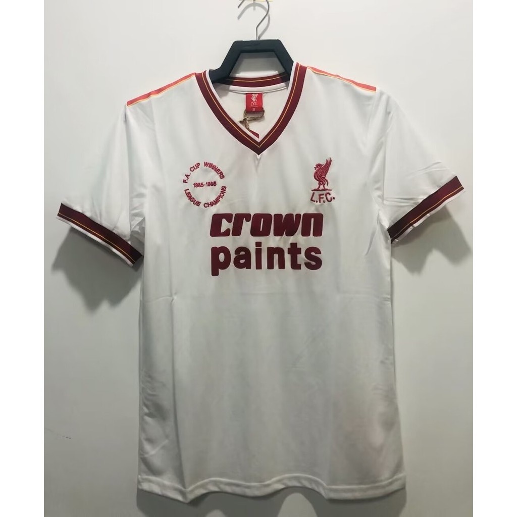 8586 Liverpool 2 away เสื้อฟุตบอลย้อนยุค AAA + เสื้อฟุตบอลแขนสั้นคุณภาพสูง