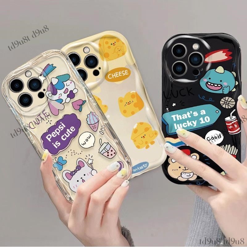 น่ารัก French Fries ชีสกันกระแทกเคสโทรศัพท์ OPPO RENO 12 11 10 9 8 7 6 5 PRO 4 SE 3 4Z 7Z 8T 5G 11F 