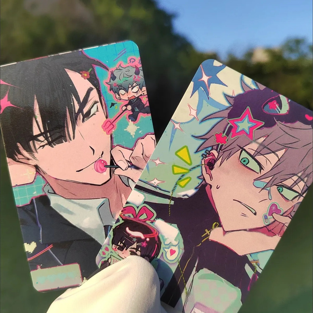คนต่างด้าวเวที 3 นิ้วการ์ดบุ๊คมาร์ค Ivan Till Kawaii หนังสือคลิป Pagination Mark การ์ดน่ารักคอลเลกชันอะนิเมะสินค้าโรงเรียนอุปกรณ์