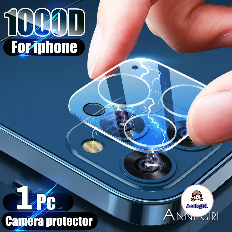 ฟิล์มป้องกันหน้าจอสำหรับเลนส์กล้อง สำหรับ iPhone 11 16 15 14 12 13 Pro Max 16plus XS Max XR 7 8 Plus ฟิล์มกระจกนิรภัยอุปกรณ์เสริมกล้อง