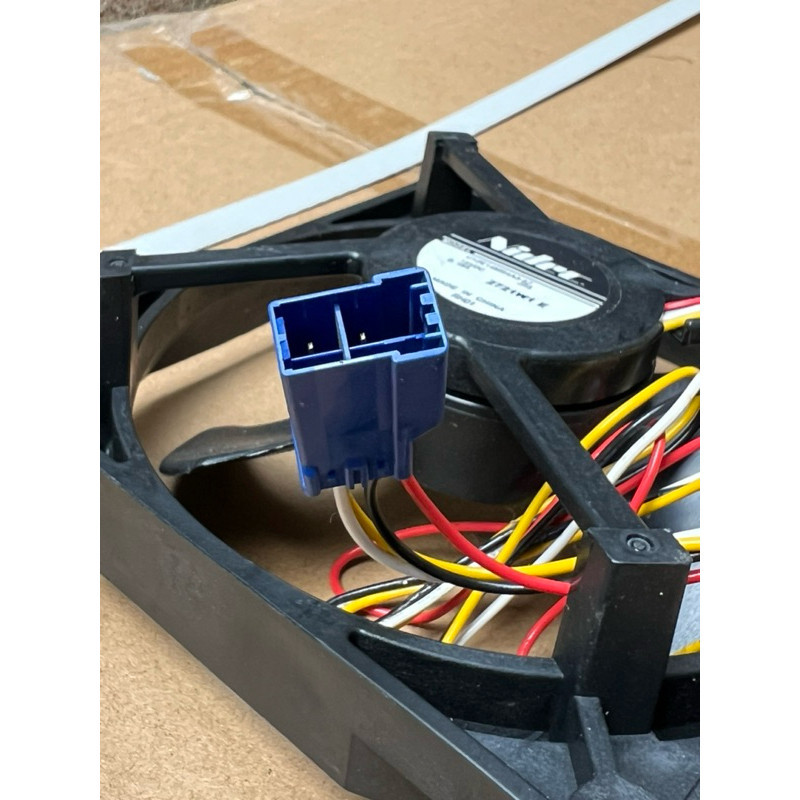 พัดลมตู้เย็นฮิตาชิแท้ (ขนาด5นิ้ว 14V DC./ 4สาย) อะไหล่ตู้เย็นแท้