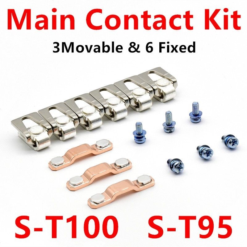 ✫Contacts For Magnetic Contactor S-T100 S-T95 Moving And Stationary Fixed Contacts Contactor Spare P
