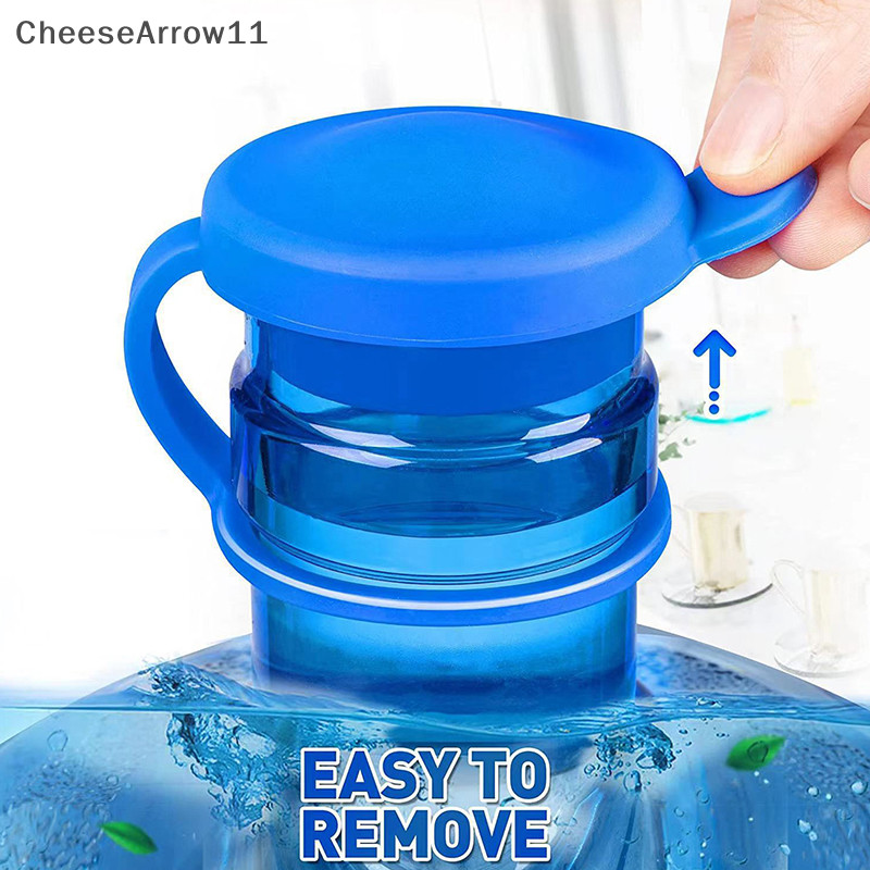 Che ขวดน้ําเปลี่ยนฝา 3/5 แกลลอนเหยือกน้ําฝาปิด Stopper ซิลิโคนฝาครอบด้านบนสําหรับถังดื่ม Anti Splash อุปกรณ์เสริม TH