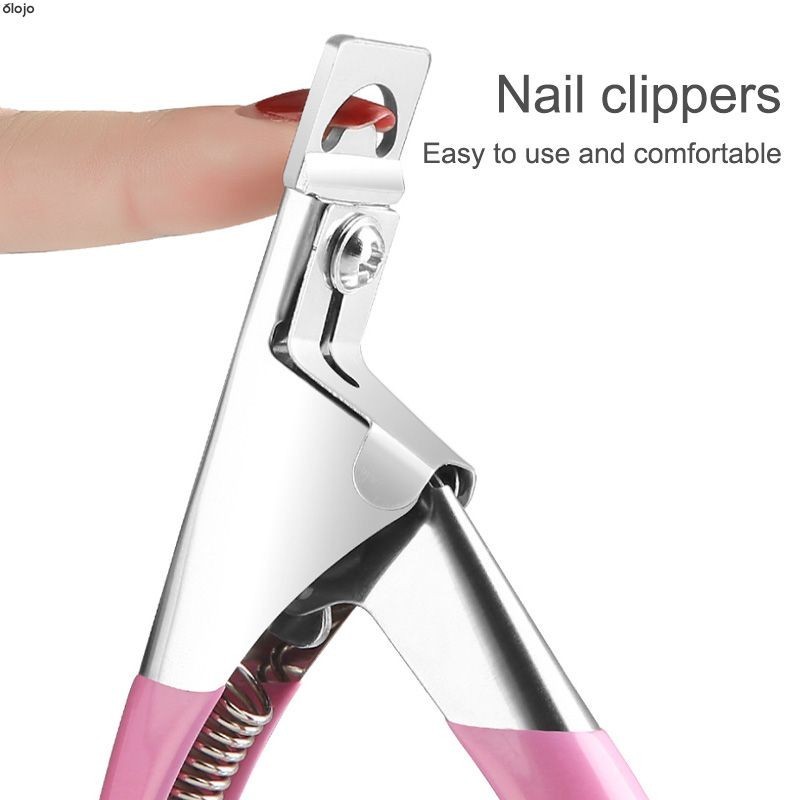 กรรไกรตัดเล็บ PVC  กรรไกรตัดเล็บปลอม กรรไกร ใช้ตัดแต่งเล็บ-oo