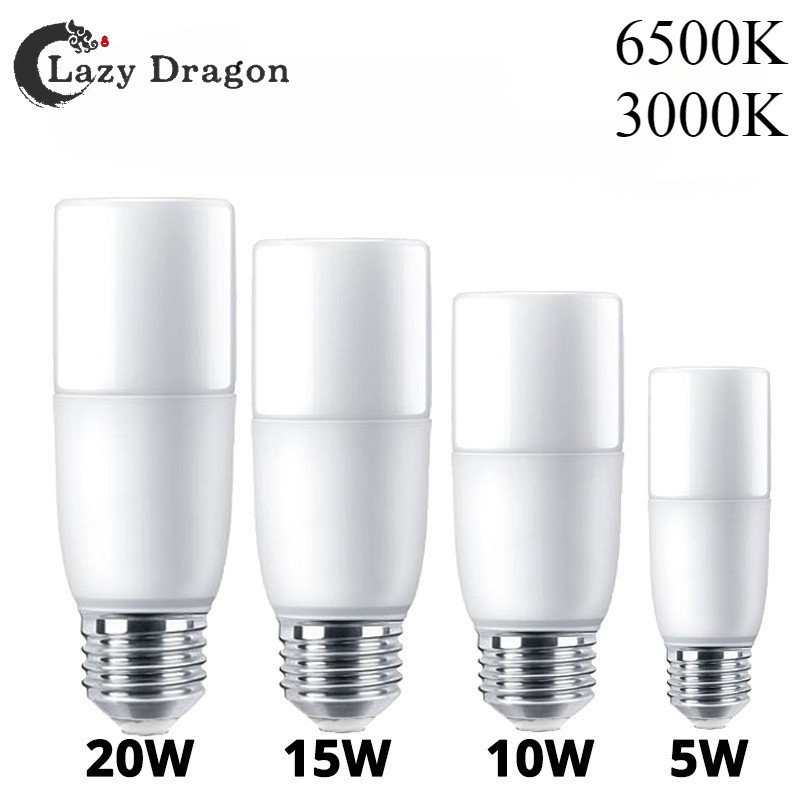 E27 หลอดไฟ LED 5W 10W 15W 20W 220V 6500K 3000K หลอดไฟสีขาว Lampu แสงบ้าน 90% ประหยัดพลังงาน – โปรปัง
