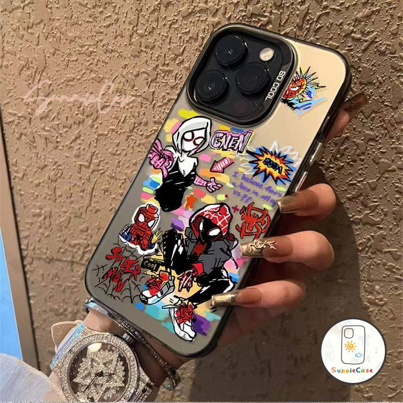 Spider man เจ๋งอ่ะดูเดิล เคสRealme C20 C67 C21 C11 C53 C51s C17 C25 C35 C51 C33 Note C30 5 7i 5i C20A 50 C55 C15 C12 C15