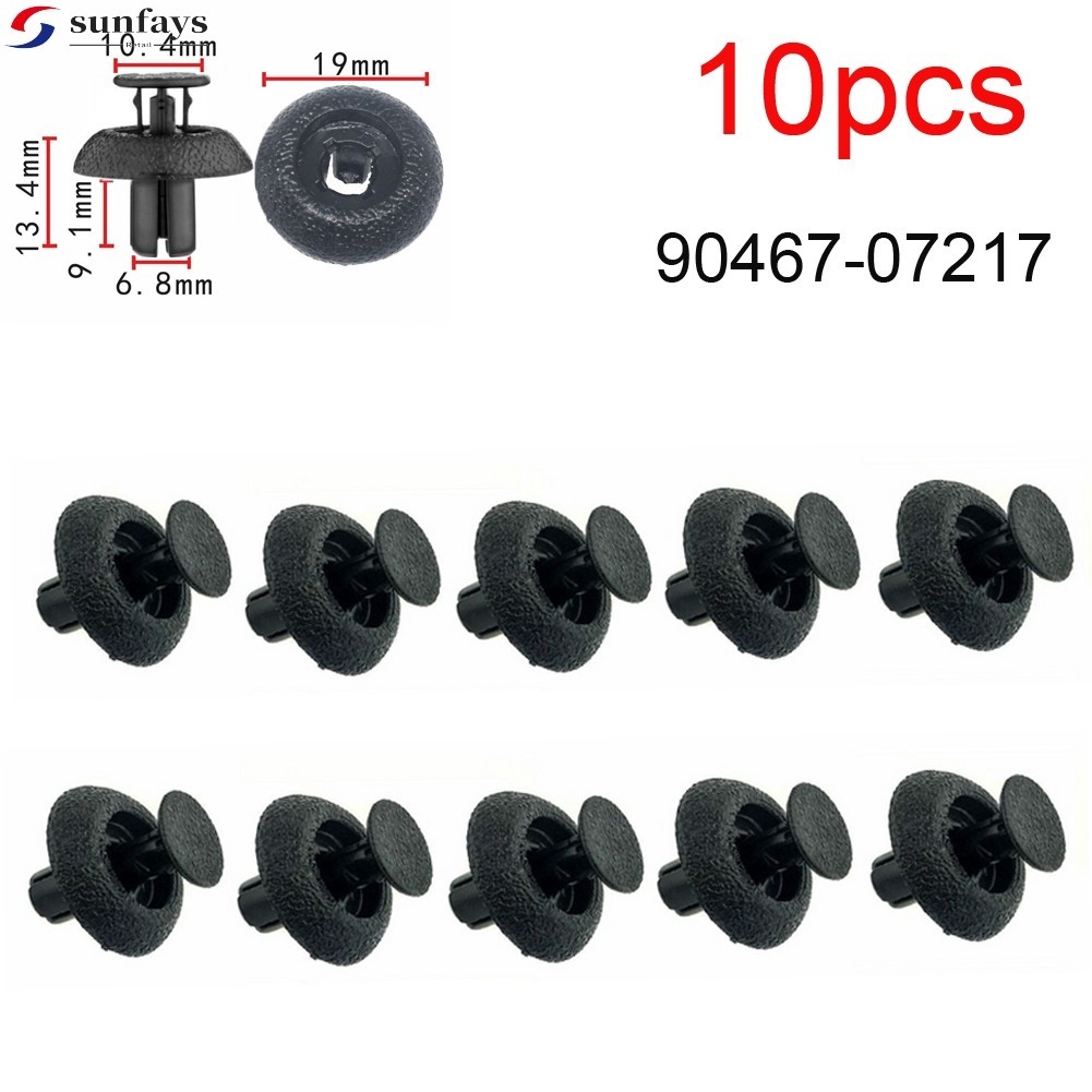 ✨10x สําหรับ LEXUS LS460 LS460L RX350 RX450H ฝาครอบเครื่องยนต์คลิปหม้อน้ํา