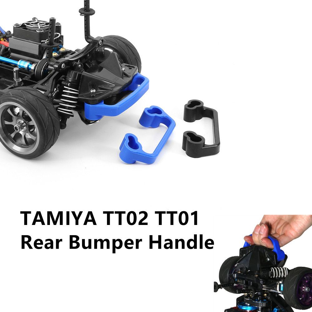Tamiya TT02 TT01 ซิลิกาเจลด้านหลังกันชนแชสซีสําหรับ 1/10 RC รถ TAMIYA TT-02 TT-01