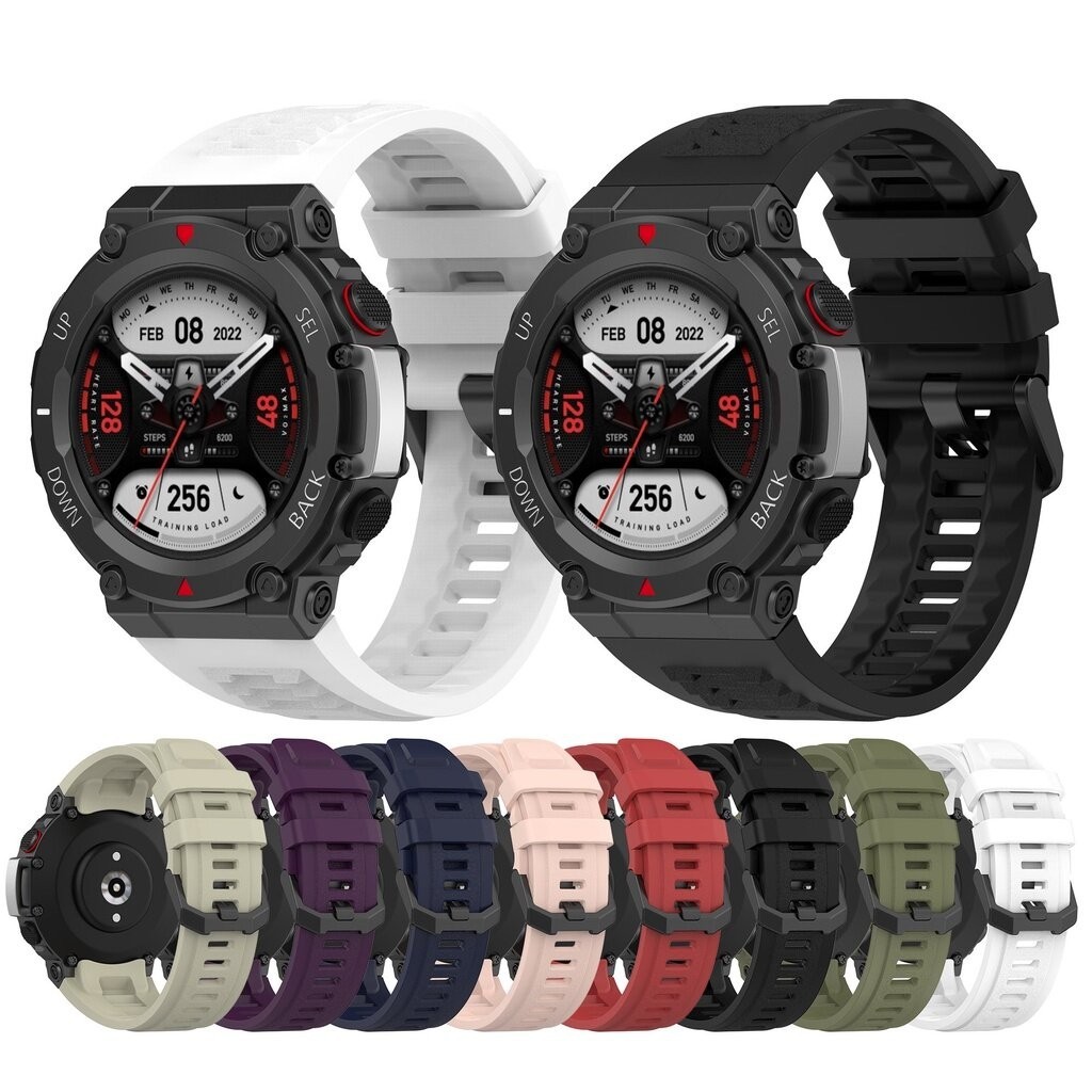 ส่งจากไทย สาย Amazfit T-Rex 2 สายซิลิโคนนิ่ม amazfit trex2 🇹🇭 แถมเครื่องมือเปลี่ยนสาย [new]