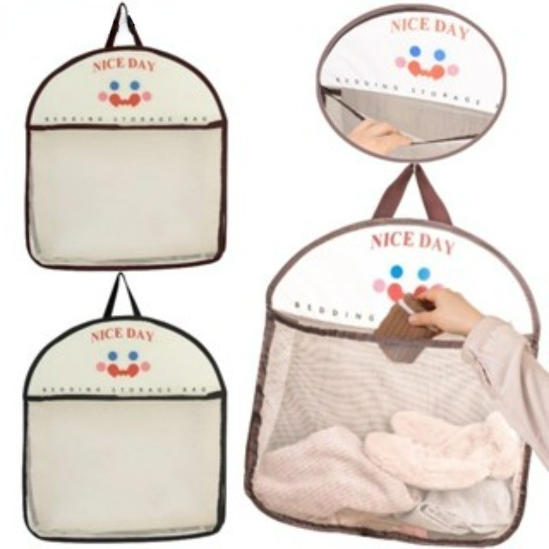 ระบายอากาศที่มองเห็นได้มัลติฟังก์ชั่ถุงเก็บตู้เสื้อผ้าติดผนังแขวนถุงเก็บหลังจิปาถะการจัดเก็บห้องครัว มีประโยชน์ เครื่องมือหลังประตู - รูปที่ 3