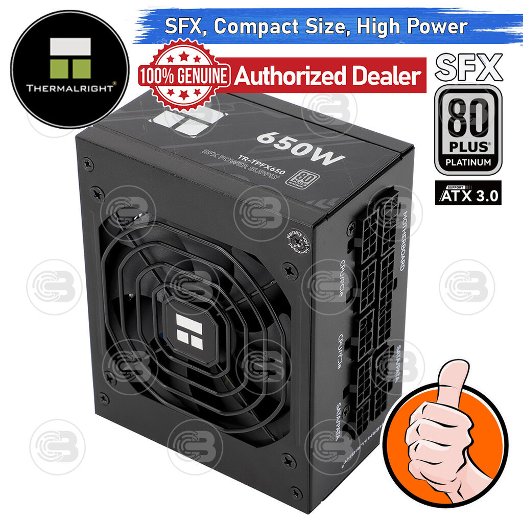 [CoolBlasterThai] Thermalright SFX Power Supply 650W 80 Plus Platinum Embossed Full Modular (TPFX650