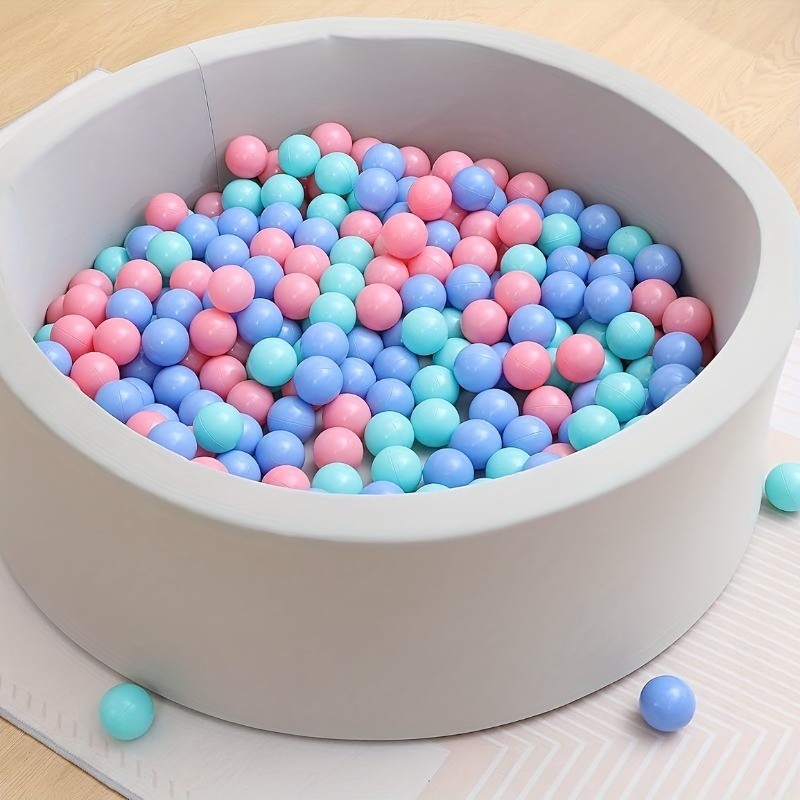 200ชิ้น มาการอง-สีปลอดสารพิษ บีพีเอ-ฟรี ลูกบอลพลาสติกอ่อนสําหรับเกมหลุมบอล, เต็นท์, โรงละครทารก, สระว่ายน้ํา, งานเลี้ยงวันเกิ