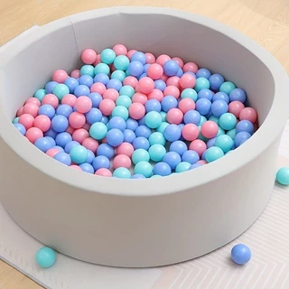200ชิ้น มาการอง-สีปลอดสารพิษ บีพีเอ-ฟรี ลูกบอลพลาสติกอ่อนสําหรับเกมหลุมบอล, เต็นท์, โรงละครทารก, สระว่ายน้ํา, งานเลี้ยงวันเกิ