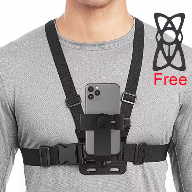 สายรัดหน้าอก สำหรับ GoPro และ โทรศัพท์มือถือ