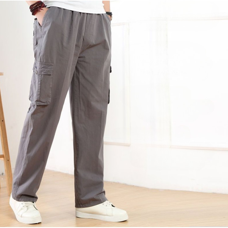 กางเกงทำงานผู้ชาย กางเกงขายาวผ้ายืด