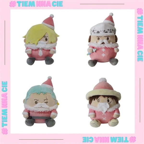 [Cies Shop] [AVAILABLE] MUGITAMA OP One Piece Pirate Island CHRISTMAS Teddy Bear