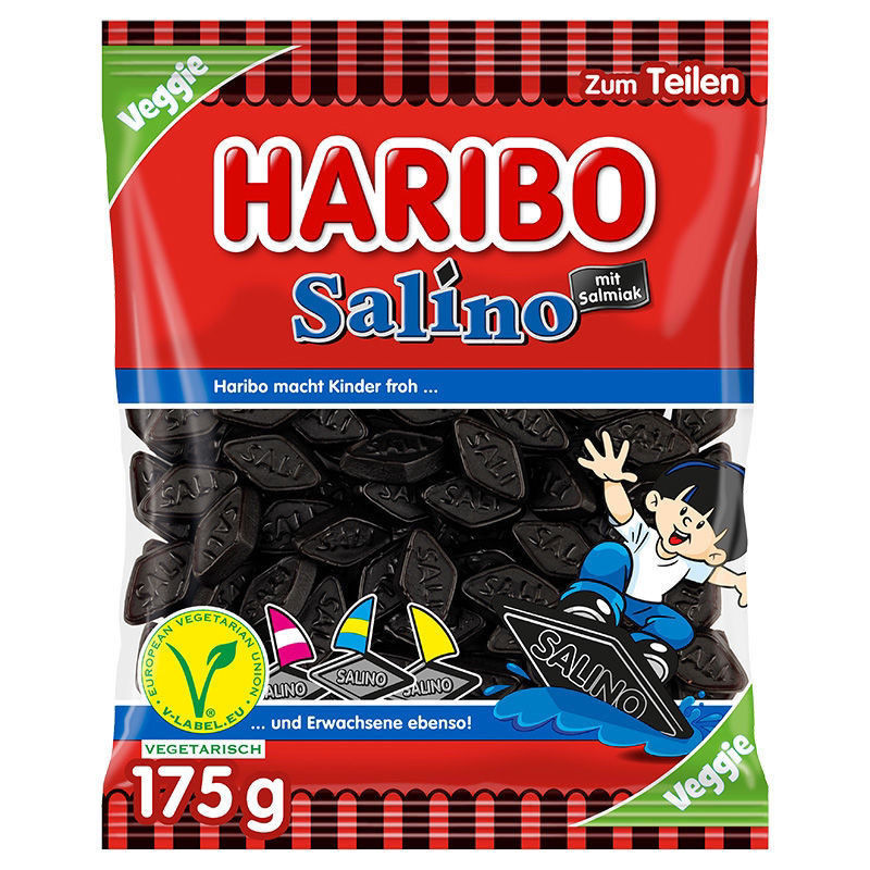 Eat Broadcast Haribo Haribo Licorice Candy ลูกอมไอผ่อนคลาย วัสดุใหญ่ ยาอม ลูกอมคอที่ไม่สบายสามารถกิน