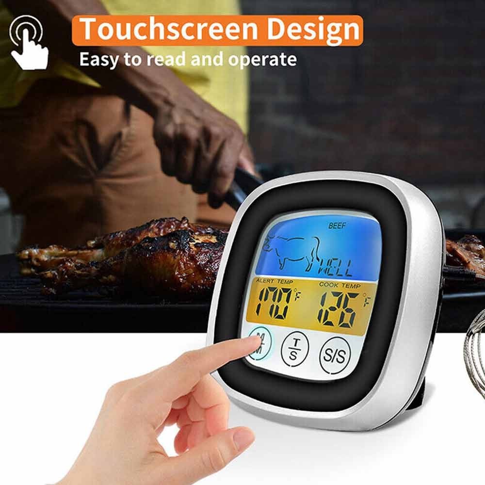 Digital Food Thermometer Probe Cooking Meat Kitchen Temperature BBQ Turkey