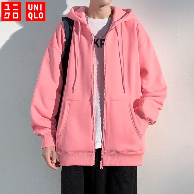 【HOT SALE】Uniqlo เสื้อกีฬาเสื้อกันหนาวมีฮู้ดระบายอากาศได้ดีเสื้อมีฮู้ดสำหรับวิ่ง ผู้หญิง