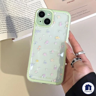 เคสนิ่มใสลายดอกไม้เรียบง่าย เข้ากันได้กับ OPPO A16 A6x A5 A3X A60 A54 A38 A18 A17 A5s A15 A12 A58 A7 A3s A5 A57 A78 A35