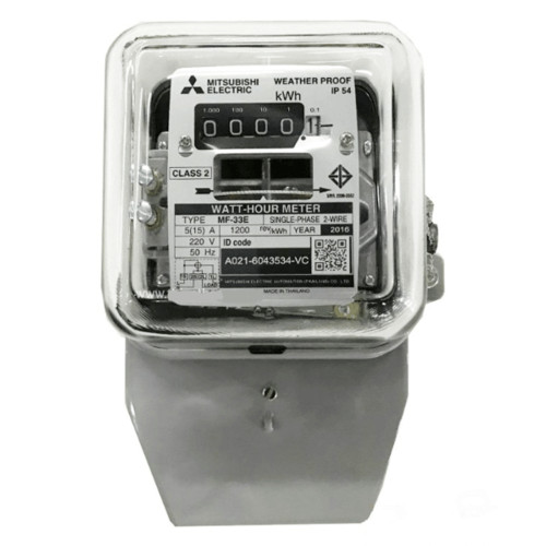 room_shop101 MITSUBISHI มิเตอร์ไฟฟ้ามีมอก. 5A(15A) รุ่น MF-33E