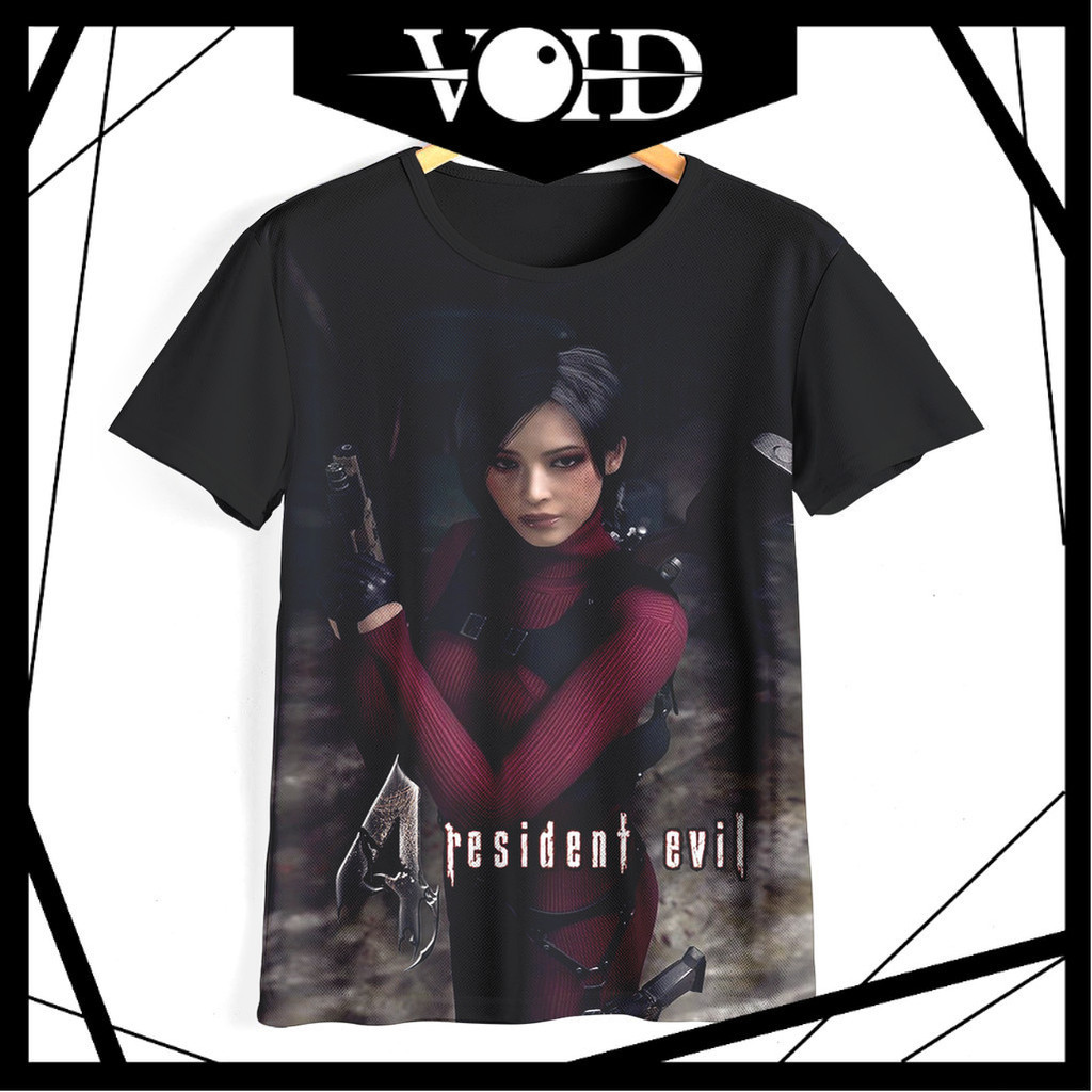 เสื้อยืดเด็ก เสื้อยืดผู้ใหญ่ เกมจัมโบ้ 08RE4 Resident Evil 4 Ada Wong เสื้อผ้าเด็กผู้ใหญ่เสื้อผ้าเกม