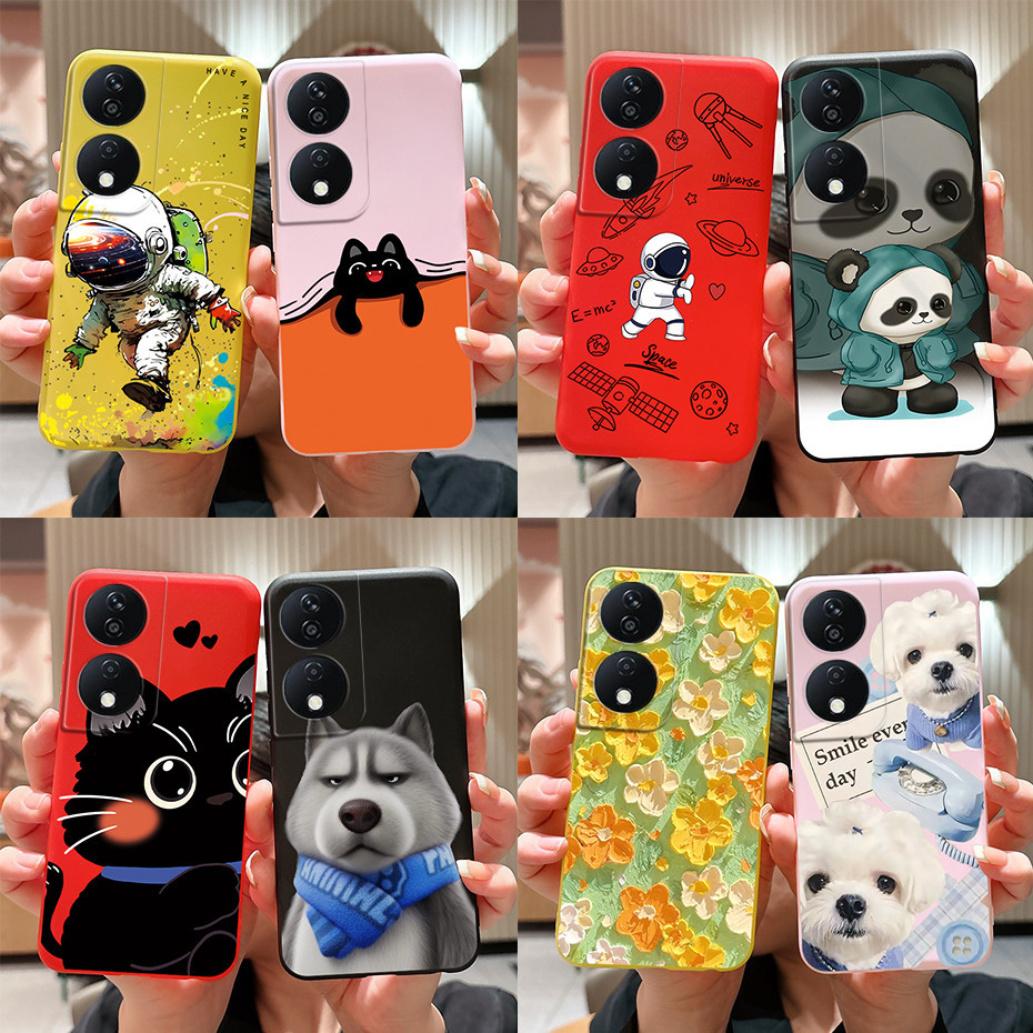 สําหรับ Honor 90 สมาร์ท/Honor X7B 5G น่ารักพิมพ์ Jelly เคสโทรศัพท์สําหรับ Honor 90Smart X 7B CLK-NX1 NX3 นุ่มซิลิโคนกรณี