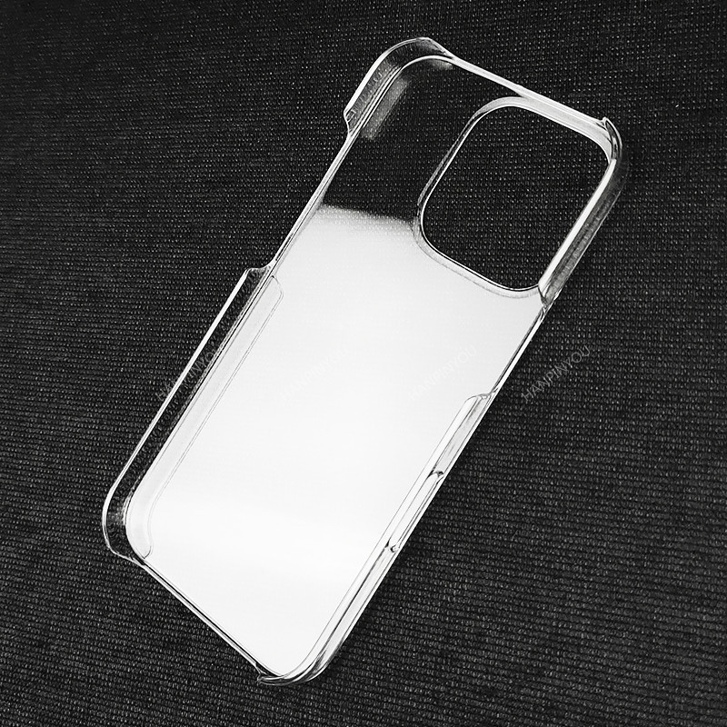 สําหรับ iPhone 16 iPhone16 Pro Max Plus 16P 16Pro Glossy Snap เคสโทรศัพท์คริสตัลที่มองไม่เห็น Hard PC Cover Clear ป้องกันกลับ Shell