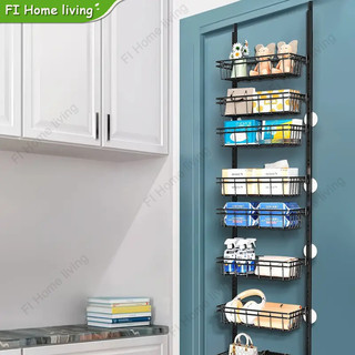 Stainless Steel Hanging Wall Mounted Storage Rack Door Hanging Storage Closeto Removable Wall Rack