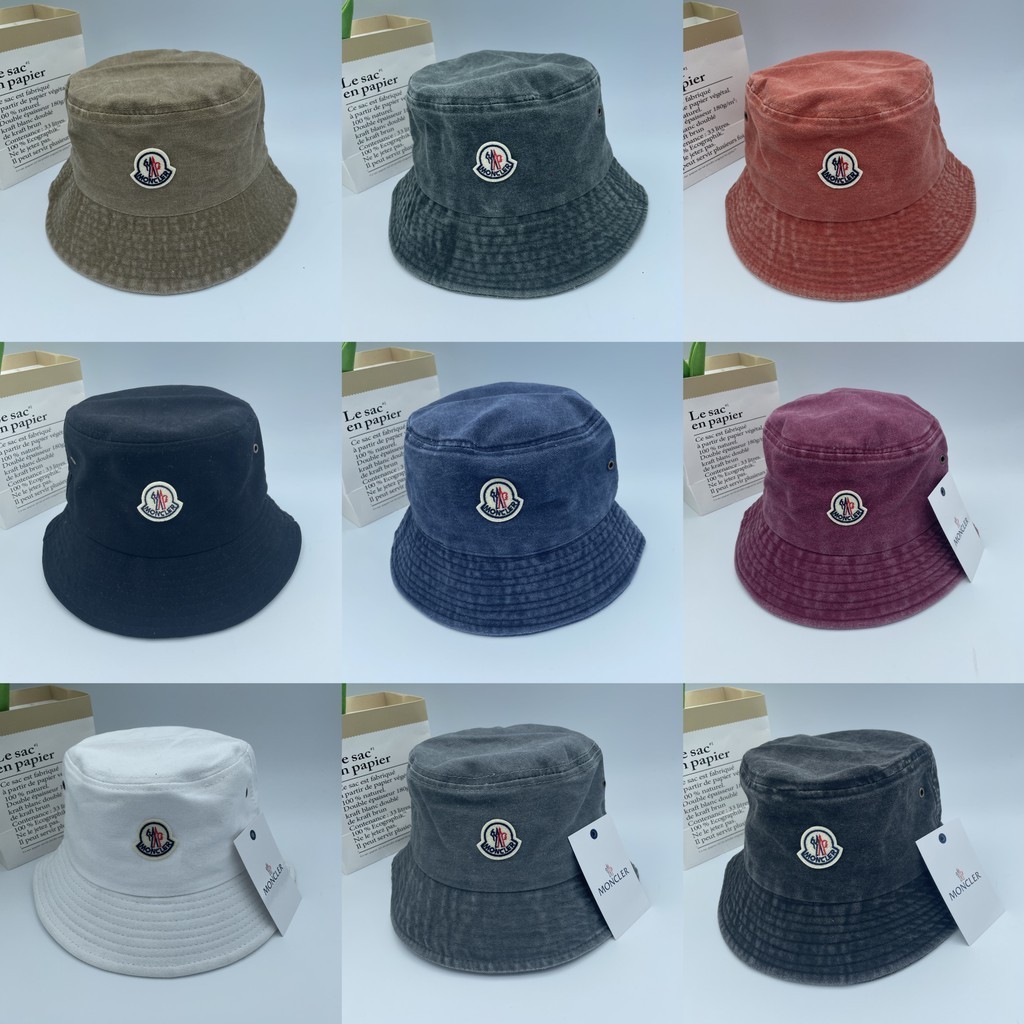Bucket Hat หมวกกันแดดกลางแจ้งกันลมผู้ชาย