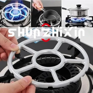 SZX สากลลื่นเตาเหล็ก Trivets สำหรับห้องครัวกระทะ Cooktop ช่วงผู้ถือกระทะยืนชั้นวางเตานมผู้ถือหม้อสำหรับเตาก๊าซ