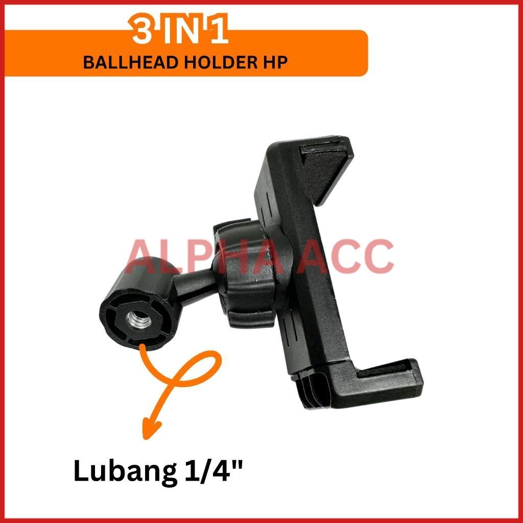 HP 360 Multifunctional HORIZONTAL แนวตั้ง TRIPOD BALLHEAD HOLDER ALPHA ACC