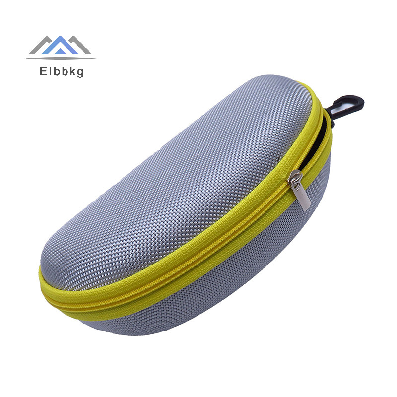 Eibbkg พกพา EVA ตะขอคาราบิเนอร์ ซิป Hard Case กล่องแว่นกันฝุ่น สําหรับแว่นกันแดด อุปกรณ์เสริมลดราคา